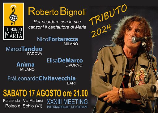 Musica cristiana, “Il mondo canta Maria” omaggia Roberto Bignoli