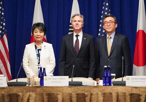 Usa-Giappone-Sudcorea stringono la cooperazione trilaterale