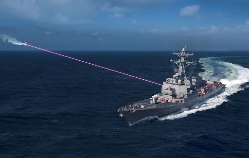 Usa dispiegano contro Cina nave con cannone laser