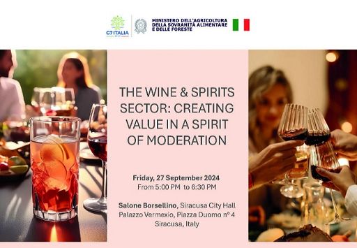 G7 Agricoltura, a Ortigia convegno internazionale su vino e spirits