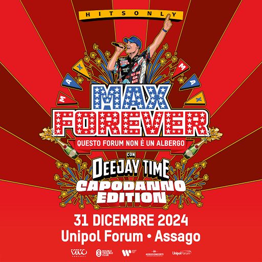 Festa di capodanno al Forum di Milano con Max Pezzali