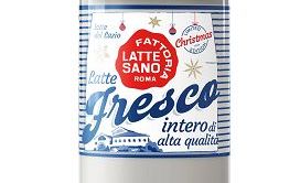Natale, Latte Sano: sotto l’albero bottiglia in vetro per le feste