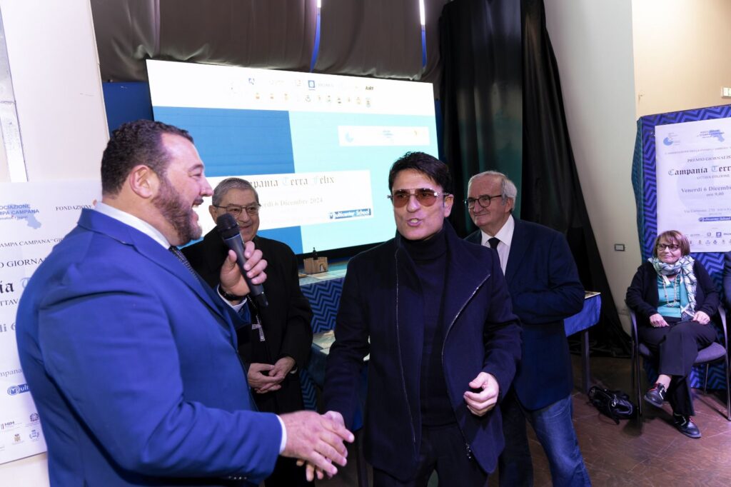 Sal Da Vinci al Premio Campania Terra Felix