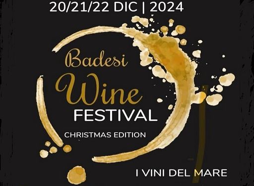 Vino, da 20 a 22 dicembre “Christmas Edition” del Badesi Wine Festival