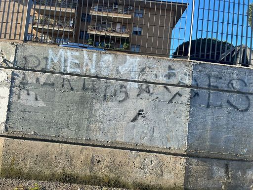 Roma, scritta choc sul luogo della morte del poliziotto Kudir