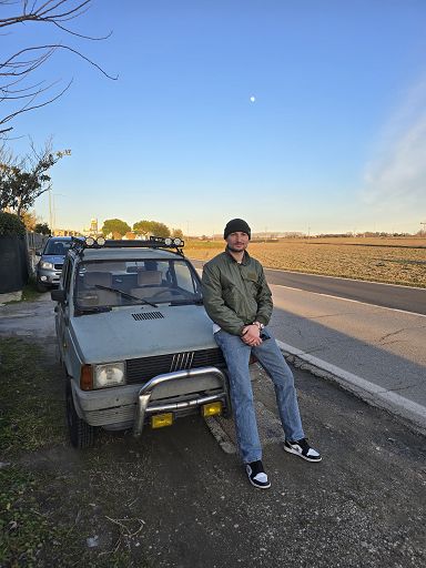 Da Venezia per la Parigi-Dakar con una Panda 4×4 del 1980