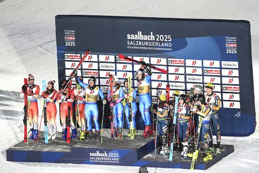 Sci, Italia d’oro ai mondialidi Saalbach nel parallelo misto