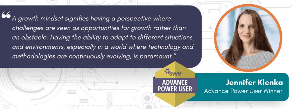 Congratulations to our next SWE Advance Power User!
