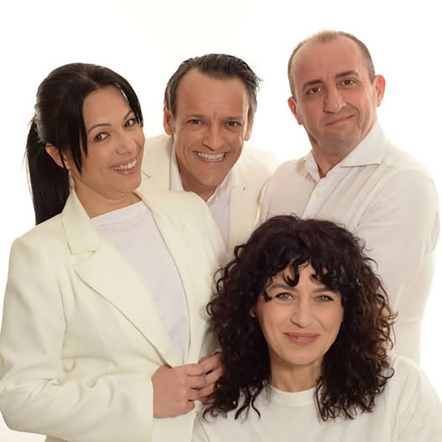 Antonello Costa e Valeria Monetti in “La Vita è Un Attico”