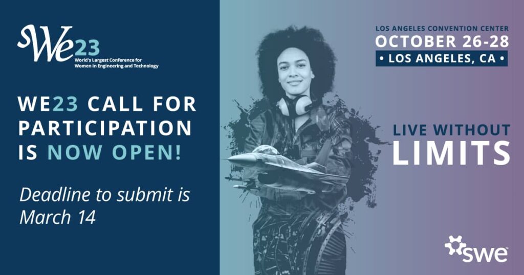 WE23 Call for Participation (CFP) Is Now Open