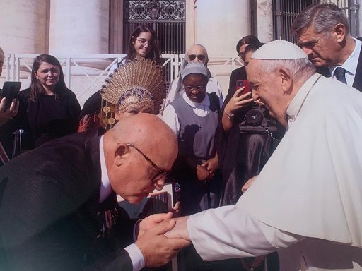 Papa, il dolore dei Principi Talluto di Afra S. Agata Vergine e Martire