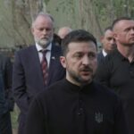 Papa, Zelensky e la moglie Olena arrivati a Roma per i funerali