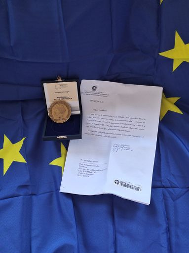 Al Ventotene Europa Festival la medaglia del Presidente della Repubblica