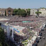 La piazza pro-Gaza di Pd-M5S-Avs: siamo 300mila. “E’ l’Italia che non tace”