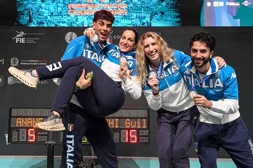 Europei scherma, Bianchi oro nel fioretto e Marini bronzo