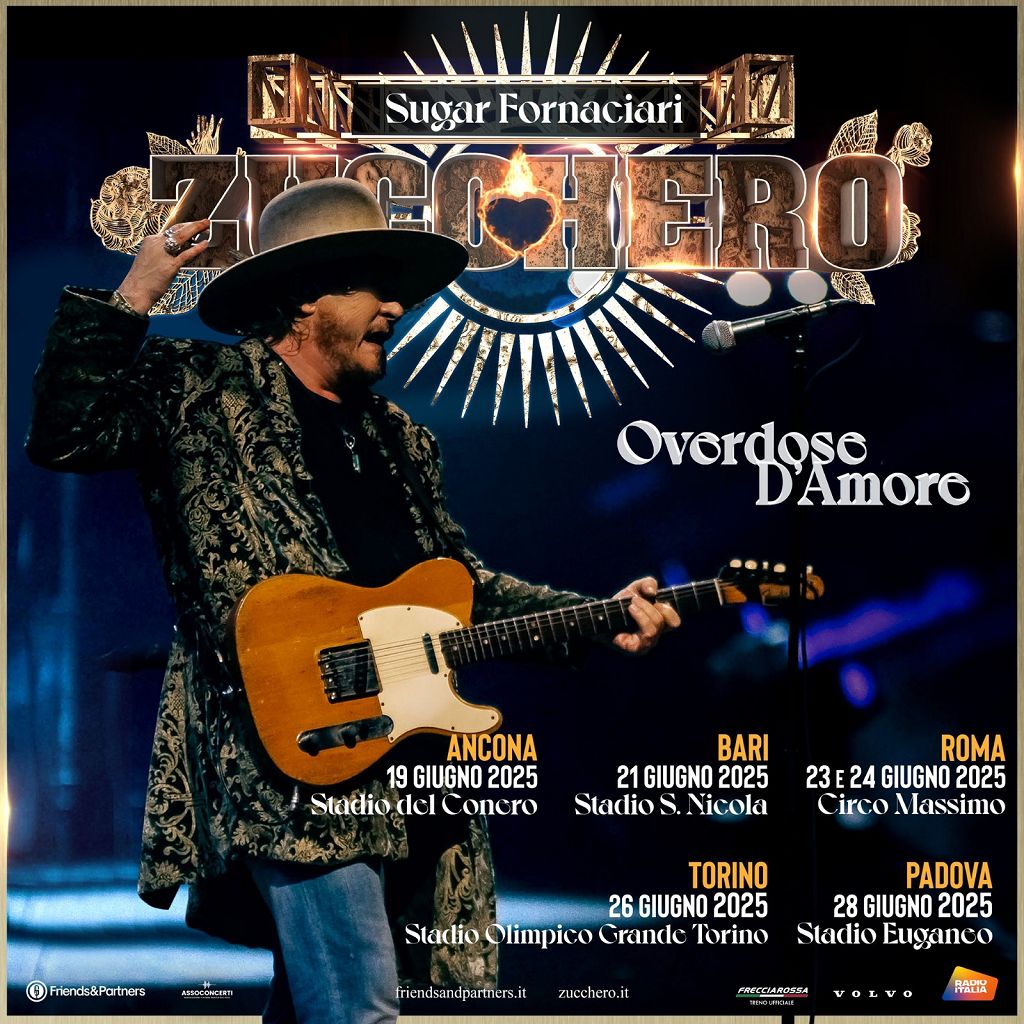 Zucchero torna live in Italia negli stadi