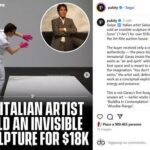 Salvatore Garau, un’opera invisibile supera Trump su Instagram