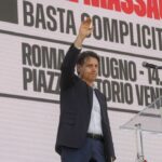 Conte al corteo di Roma: il popolo contrario al riarmo è maggioranza