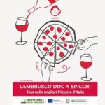 Vino, Lambrusco e pizza si sposano nel tour “Lambrusco Doc a spicchi”
