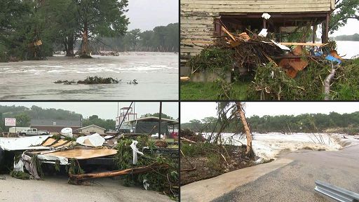 Inondazione in Texas, 24 morti e 25 bambine disperse