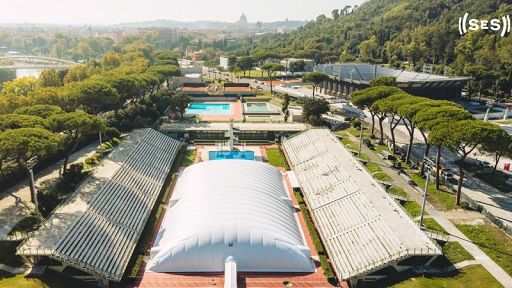 Nuoto, torna la copertura sulla piscina del Foro Italico